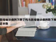 新增确诊病例下跌了吗与新增确诊病例数下降近半数
