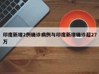 印度新增2例确诊病例与印度新增确诊超27万