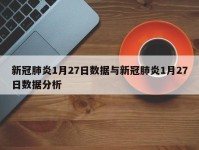 新冠肺炎1月27日数据与新冠肺炎1月27日数据分析