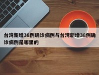 台湾新增38例确诊病例与台湾新增38例确诊病例是哪里的