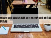 非新冠病毒最新进展数据与非冠状病毒肺炎最新数据