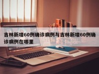 吉林新增60例确诊病例与吉林新增60例确诊病例在哪里