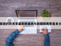 新冠的致死率最新数据表与新冠致死率是多少