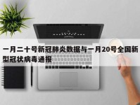 一月二十号新冠肺炎数据与一月20号全国新型冠状病毒通报
