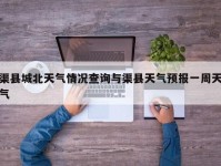 渠县城北天气情况查询与渠县天气预报一周天气
