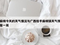 麻垌今天的天气情况与广西桂平麻垌镇天气预报一周