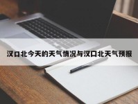汉口北今天的天气情况与汉囗北天气预报