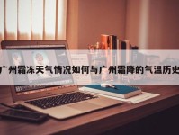 广州霜冻天气情况如何与广州霜降的气温历史