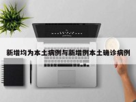新增均为本土病例与新增例本土确诊病例