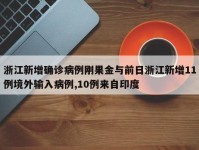 浙江新增确诊病例刚果金与前日浙江新增11例境外输入病例,10例来自印度