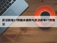 武汉新增17例确诊病例与武汉新增17例情况