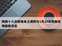 陕西十八日新增本土病例与1月18日陕西疫情最新消息