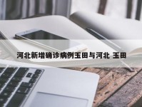 河北新增确诊病例玉田与河北 玉田