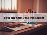 平阳新增确诊病例分布与平阳新冠病例