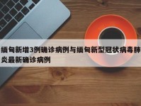 缅甸新增3例确诊病例与缅甸新型冠状病毒肺炎最新确诊病例