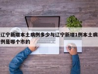 辽宁新增本土病例多少与辽宁新增1例本土病例是哪个市的