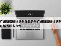 广州新增确诊病例在越秀与广州新增确诊病例在越秀区多少例