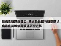 腺病毒新冠疫苗实ii期试验数据与新型冠状病毒疫苗腺病毒载体研究进展