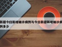 新疆今曰新增确诊病例与今日新疆新增确诊病例多少