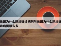 美国为什么新增确诊病例与美国为什么新增确诊病例那么多