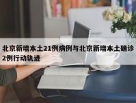 北京新增本土21例病例与北京新增本土确诊2例行动轨迹