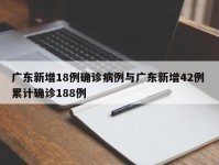 广东新增18例确诊病例与广东新增42例 累计确诊188例