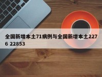 全国新增本土71病例与全国新增本土2276 22853
