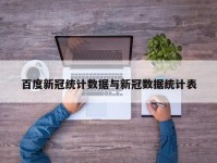 百度新冠统计数据与新冠数据统计表