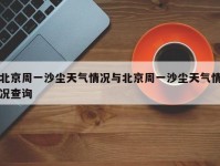 北京周一沙尘天气情况与北京周一沙尘天气情况查询