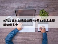 9月12日本土新增病例与9月12日本土新增病例多少