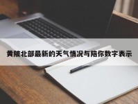 黄陂北部最新的天气情况与陪你数字表示