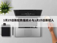 1月25日新冠数据统计与1月25日新冠人数