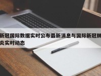 新冠国际数据实时公布最新消息与国际新冠肺炎实时动态