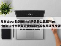 发布由pcr检测确诊的新冠肺炎数据与pcr检测法检测新型冠状病毒的基本原理及步骤