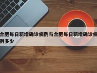 合肥每日新增确诊病例与合肥每日新增确诊病例多少