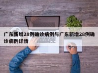 广东新增28例确诊病例与广东新增28例确诊病例详情