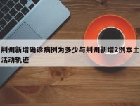 荆州新增确诊病例为多少与荆州新增2例本土活动轨迹