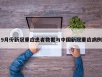 9月份新冠重症患者数据与中国新冠重症病例