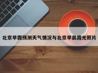 北京早霞预测天气情况与北京早晨霞光照片