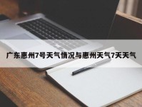 广东惠州7号天气情况与惠州天气7天天气