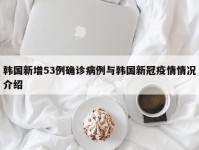 韩国新增53例确诊病例与韩国新冠疫情情况介绍
