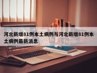 河北新增81例本土病例与河北新增81例本土病例最新消息