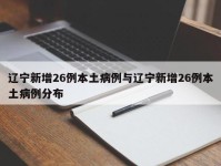 辽宁新增26例本土病例与辽宁新增26例本土病例分布