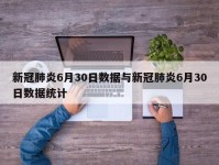 新冠肺炎6月30日数据与新冠肺炎6月30日数据统计