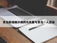 青岛新增确诊病例为夫妻与青岛一人感染