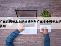 广东几天无本土新增病例与广东多少天无本地新增
