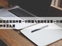 新冠疫苗接种第一针数据与新冠疫苗第一针接种率怎么算