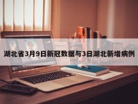 湖北省3月9日新冠数据与3日湖北新增病例