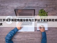 三岁以下新冠数据分析与三岁以下宝宝新冠症状