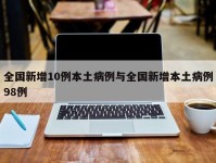 全国新增10例本土病例与全国新增本土病例98例